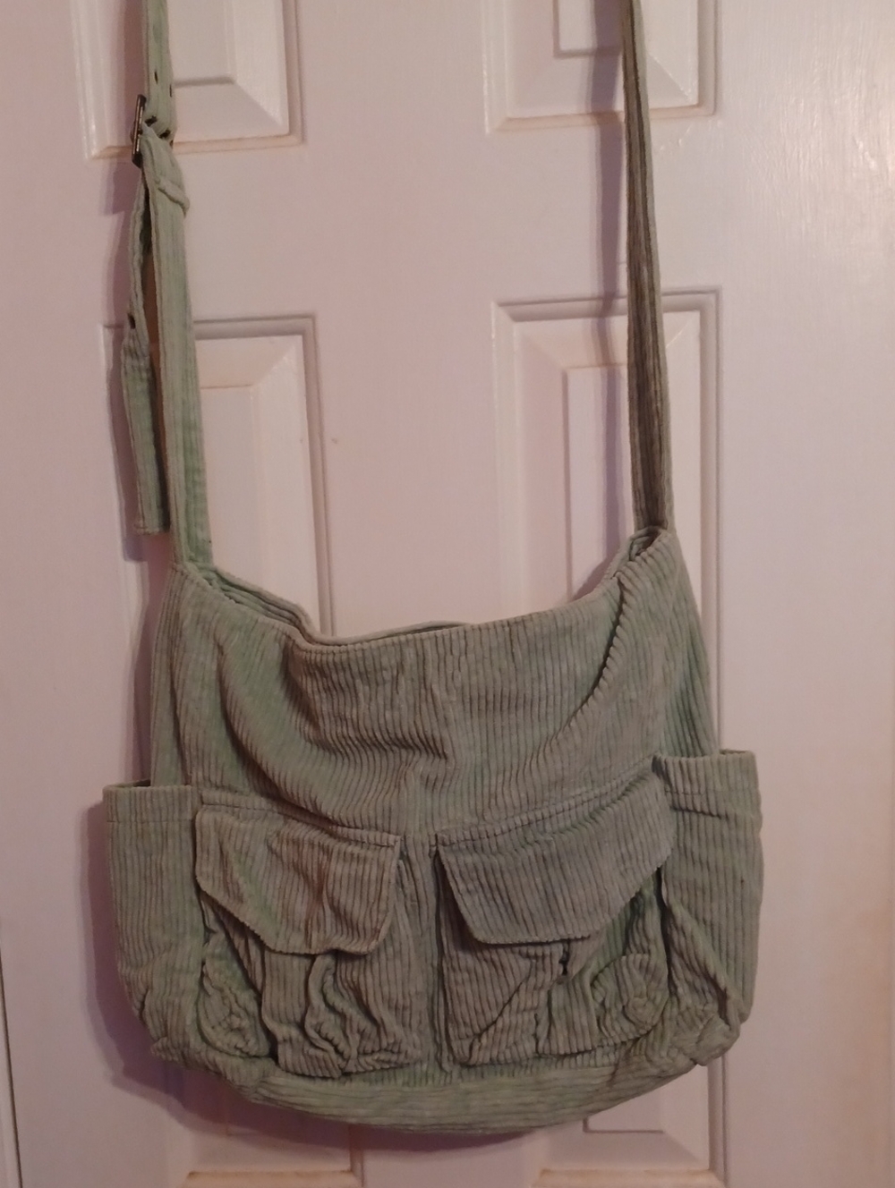 Free People Sage Corduroy Crossbody Bag